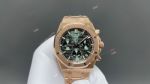 Audemars Piguet Royal Oak Offshore Dandong 4401 Movement 41mm Green Face RG Band Watch